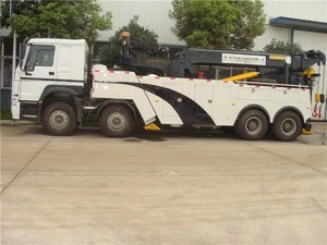 China brand new 8x4 sino 60 ton heavy duty rotator wrecker towing truck for sale