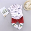 China factory wholesale newest design 100% Cotton  boys summer clothes