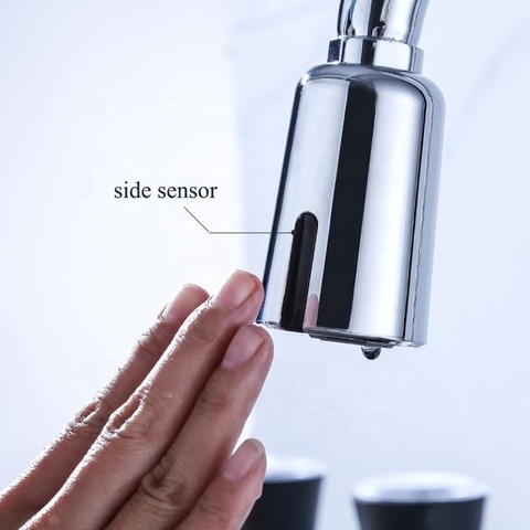 China GIBO touchless gold matt black brass stainless steel touch sensor pull out kitchen sink tap faucets