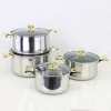 China manufacture classic chefs cooking pot capsule induction 12pcs cookware