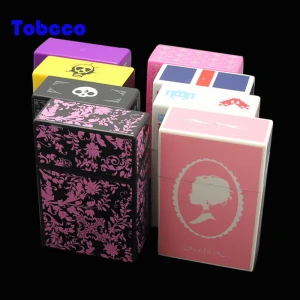 China Manufacture Fashion Cigarette Boxes OEM Logo Customized Silicon Cigarette Case Plastic