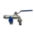 Import China Ningbo factory lockable handle shock resistant plain-end garden brass bibcock tap from China