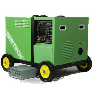 China professional manufacturer Gretech 5kw silent small biogas engine generator with good price