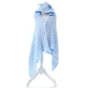 China supply 70x140cm 6 layers gauze hooded baby towel
