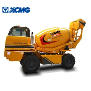 China XCMG SLM4 4 cubic self loading mobile concrete mixer truck for sale