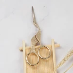 Chinese Style Used For Cutting Bird Feather Tea Bags Peacock Shears Craft Scissors Vintage Scissors