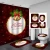 Import Christmas Bathroom Decorations Set Toilet Seat Cover Rug Shower Curtain Sets Xmas Santa Claus Elk Snowman Bathroom Decor from China
