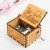Import Christmas gifts harry potter music box hand crank wooden music box from China
