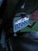 Chrome 3 White LED Motorcycle &amp; Car License Plate Screw Bolt Light