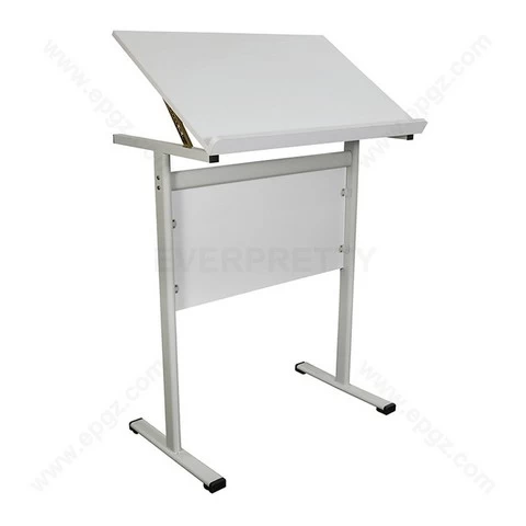 Classroom Furniture Adjustable Height School Student Drawing Table