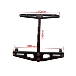 CNC aluminum alloy motorcycle accessories fish bone license plate holder
