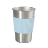 coffee cup outdoor tableware coffee mug with cover anti scalding stainless steel cup couple cup