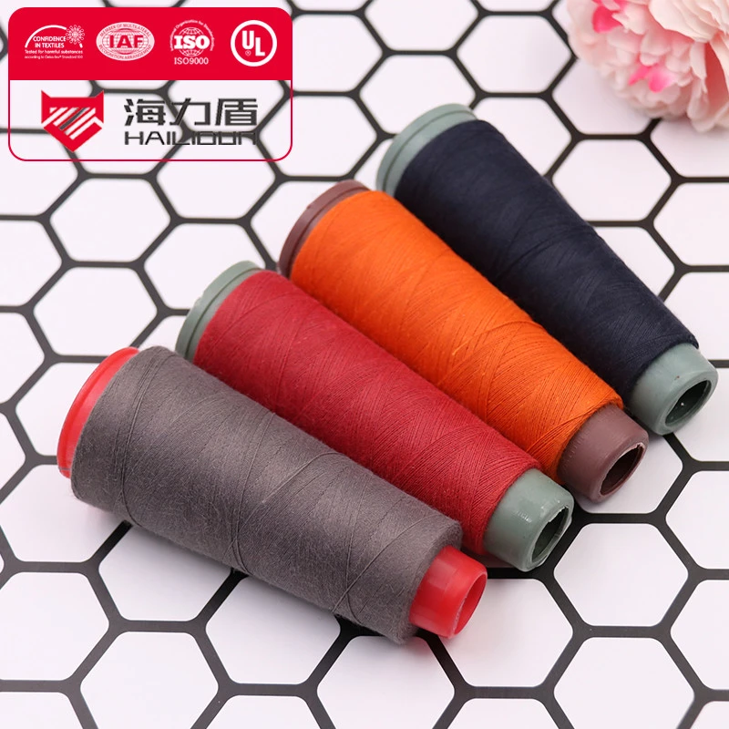 Colorful para aramid kevlar flame retardant yarn sewing thread factory