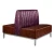 Import Commercial furniture blackish green leather restaurant club booth sofa cafe booth seating from China