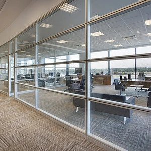 Commercial Furniture General Use Office partition glass wall