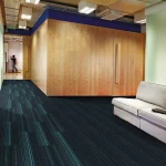 Commercial  PP Loop Pile Tufted Carpet Hotel or Office Flooring Carpet Tile