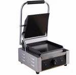 Commercial use single head full flat sandwich electric contact grill panini maker electric panini machine for panini bread