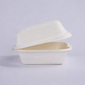 Buy Compostable Eco-friendly Biodegradable Bagasse Hamburger Box Pulp ...