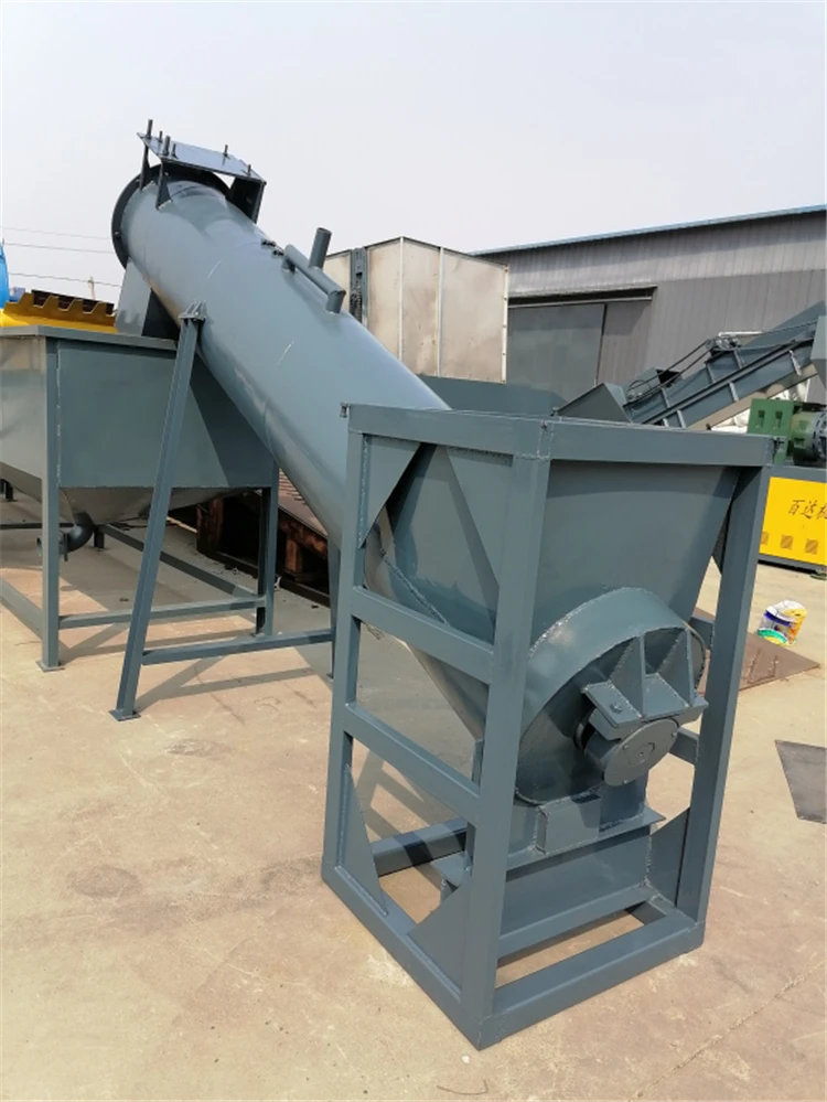 Cost-effective waste plastic crushing recycling and washing production line