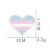 Import Creative fashion gay flag rainbow heart badge exquisite LGBT gay and lesbian pin button gay badge from China