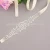 Import Crystal Bridal Belt Hand Beaded Wedding Belts Silver Rhinestones Bridal Sash For Wedding Dresses from China