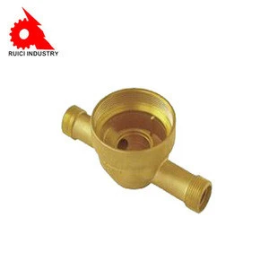 Custom brass precision machining water meter spare parts