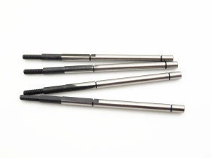 Custom carbon steel polishing thread rod shaft circular saw precision machining part stainless steel pump shaft