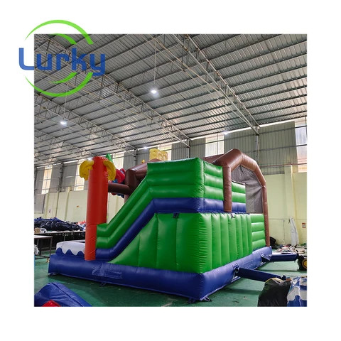 Buy Custom Cartoon Kids Play Games Inflatable Bounce House Jumping ...