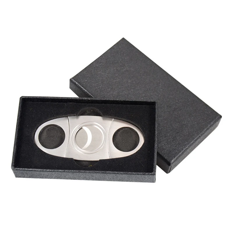 custom cigar cutter stainless steel cigar scissors cutter for cohiba or other brands with gift box option