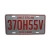 Import Custom design motorcycle bicycle aluminum embossed license plates from China