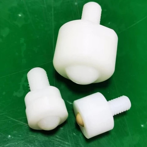 custom different sizes nylon peek pom pp upe plastic miniature universal ball transfer roller bearing unit