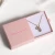 Import custom eco friendly cardboard logo unique rose gold jewelry packaging box glass mirror ring box jewelry packaging pouch and box from China