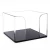 Import Custom factory price Clear square acrylic napkin holder tissue box from China