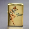 Custom gift gold color sublimation lighters