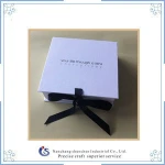 custom handwork chocolate box with Satin Ribbon Bow tie