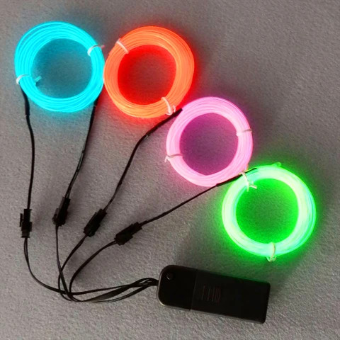 Buy Custom High Brightness Smart Flexible El Wire 50m from Zhuhai ...