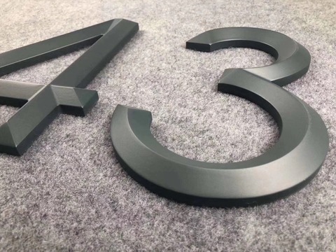 Buy Custom Identification Emergency Exit Stainless Steel Door Number ...