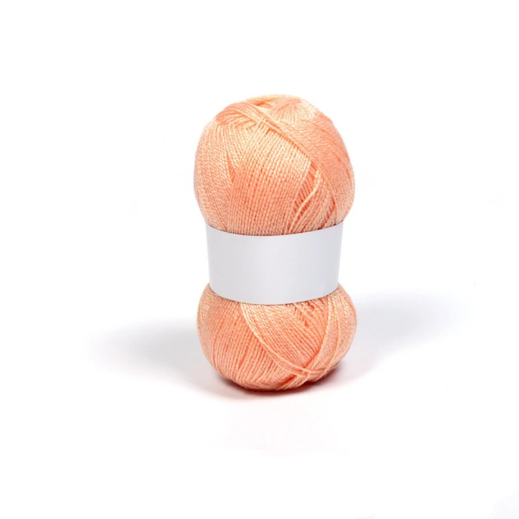 Custom Japanese Pure Silver Twisted Polyester Metallic Yarn