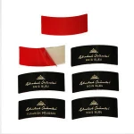 Custom labels Self adhesive metal private label perfume