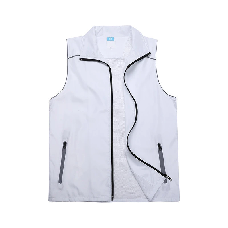 Custom Logo Icon Polyester Cheap Mesh Running Reflective Vest