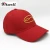 Import Custom logo racing red sports caps with puff embroidery from China