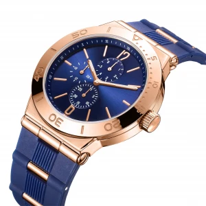 Custom Logo Relogio Masculino Men Watch Stainless Steel Luxury Wrist Watches Branded Herren Uhr Rose Gold Luxury Watch Men