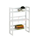 Custom made floor standing metal book shelf for library
