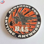 Custom metal crafts high quality enamel 3D design challenge coin as souvenir