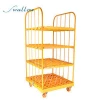 Custom metal mobile roll cage trolleys roll container logistic cart