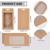 Custom 100pcs Empty Nail Package White Background Paper Nail Tip Box Kraft Paper Collapsible Box For Mobile Phone Case