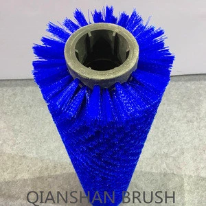 Custom roller brush road sweeper brushes in cleaning equipement parts