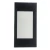 Import custom size black edge heat resistant tempered glass for microwave oven door from China