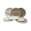 Customize 100% Compostable Disposable Sugarcane 10inch Plate Microwavable Food Surving Plate