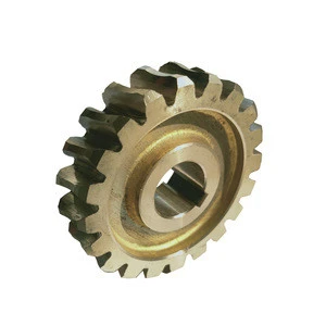 Customized 20tooth Brass Bronze Copper Worm Gear for snowblower
